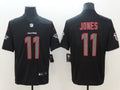 Men's Atlanta Falcons #11 Julio Jones Black Team Game Jersey1