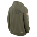 Men's Indianapolis Colts Nike Olive 2025 Salute to Service Sideline Standard Issue Dri-FIT Hoodie