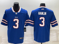 Men's Buffalo Bills Damar Hamlin #3 Royal Game Jersey1