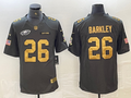 Men's Philadelphia Eagles Saquon Barkley #26 Black Player Jersey1