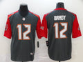 Men's Tampa Bay Buccaneers Tom Brady #12 Gray Game Player Jersey1