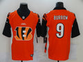 Men's Cincinnati Bengals Joe Burrow #9 Orange Game Player Jersey1