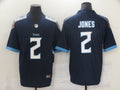 Men's Tennessee Titans Julio Jones #2 Navy Game Jersey1