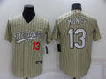 Men's Los Angeles Dodgers Max Muncy #13 Gold Replica Baseball Jersey1