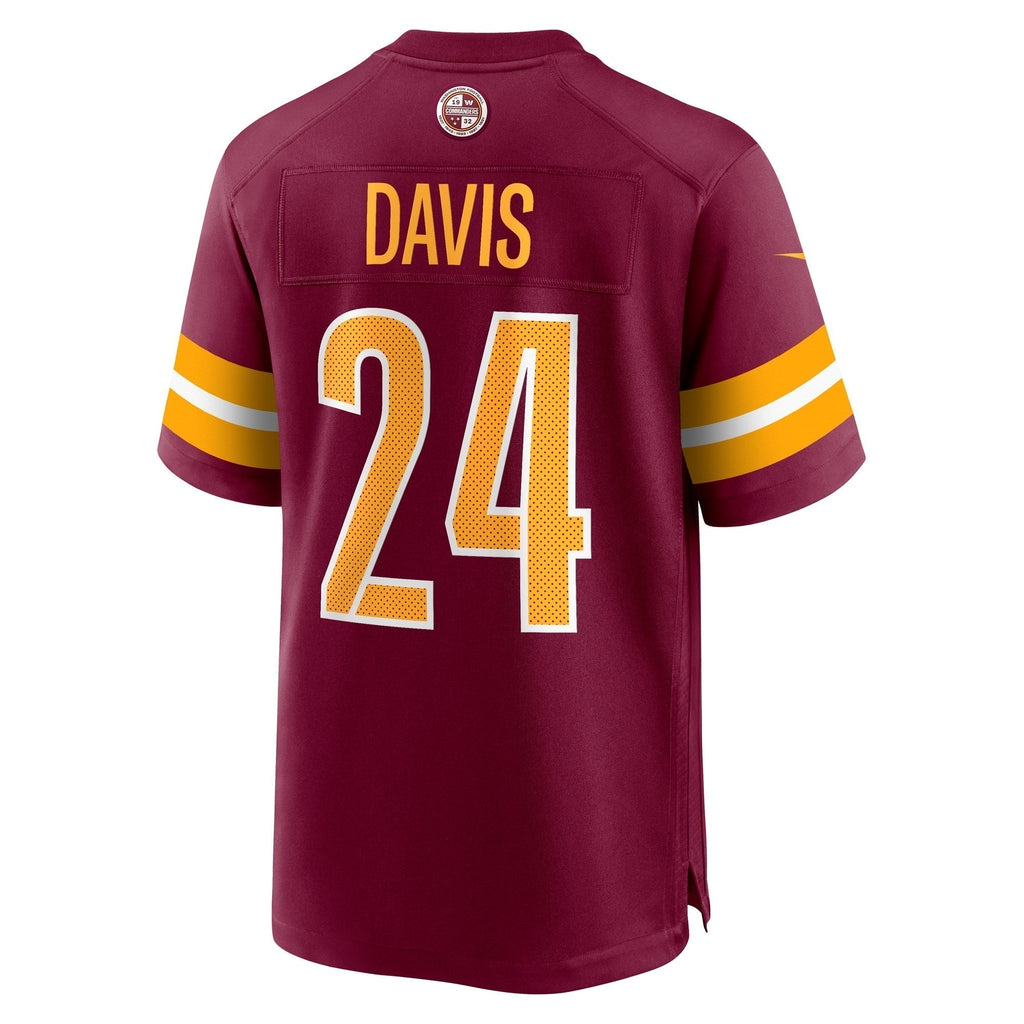 Michael Davis Washington Commanders Nike  Game Jersey -  Burgundy