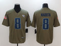 Men's Tennessee Titans Marcus Mariota #8 Brown Player Game Jersey1