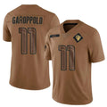 LA.Rams #11 Jimmy Garoppolo Player Brown Salute To Service Limited Football Jerseys