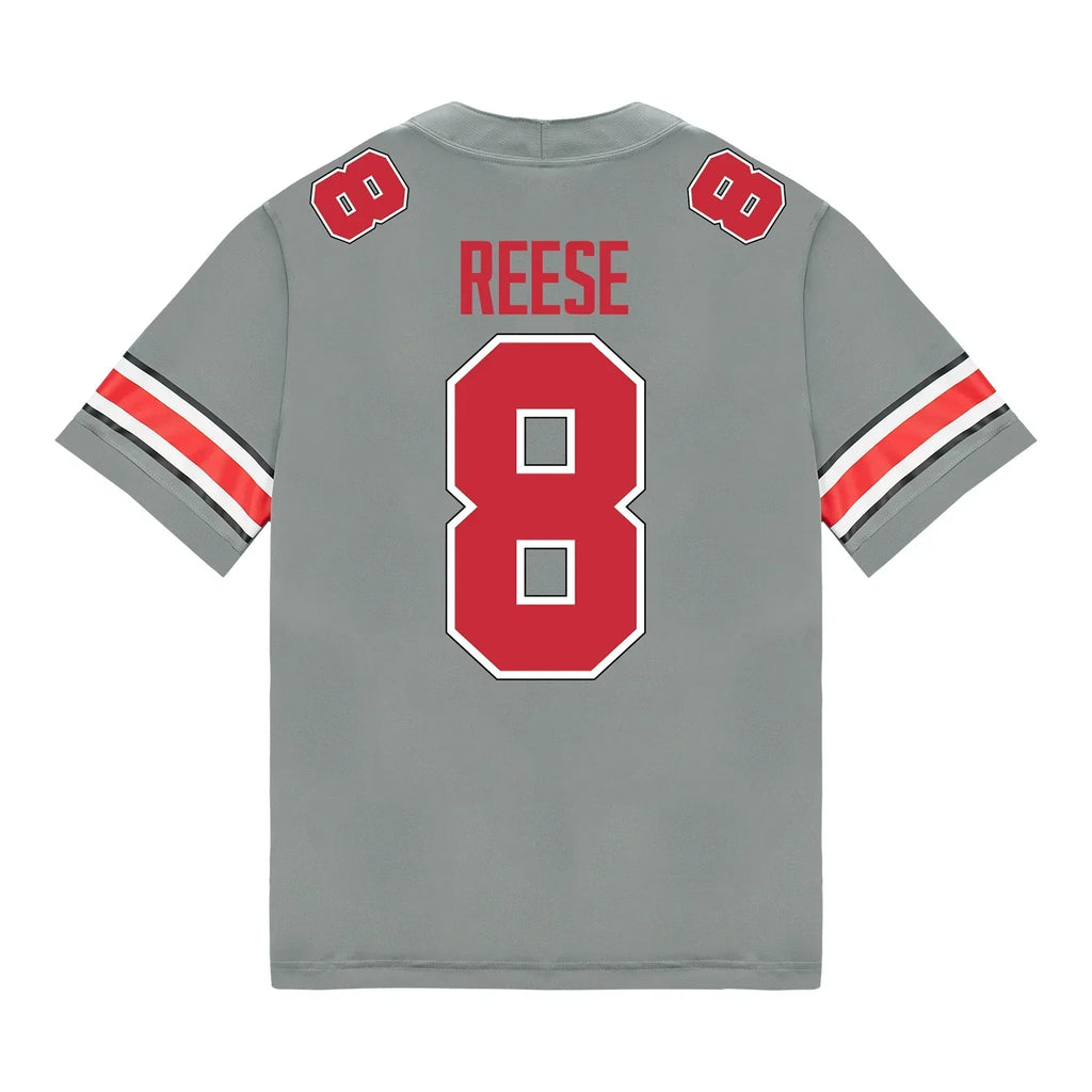 Arvell Reese Ohio State Buckeyes Jersey – Grey