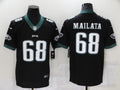 Men's Philadelphia Eagles Jordan Mailata #68 Black Game Jersey1