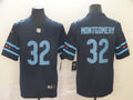 Men's Chicago Bears David Montgomery #32 Navy Game Jersey1 City Edition