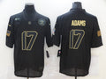 Men's Green Bay Packers Davante Adams #17 Black Game Player Jersey1