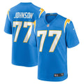 Zion Johnson Los Angeles Chargers Nike   Game Jersey - Powder Blue
