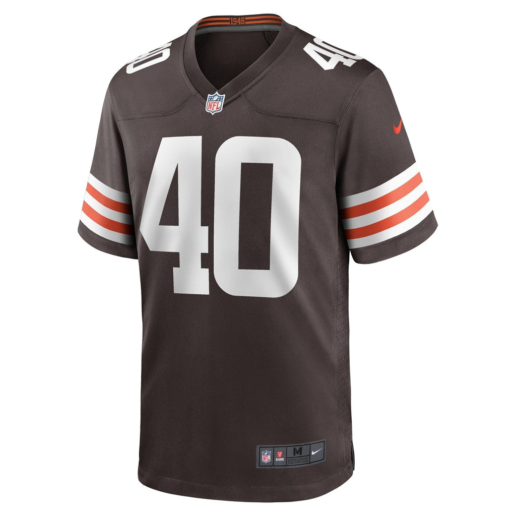 Matthew Adams Cleveland Browns Nike Game   Jersey - Brown