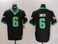 Men's Philadelphia Eagles DeVonta Smith #6 Black Alternate Game Jersey1