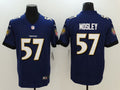 Men's Baltimore Ravens C.J. Mosley #57 Purple Game Player Jersey1