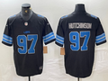 Men's Detroit Lions Aidan Hutchinson #97 Black Vapor F.U.S.E. Limited Jersey1