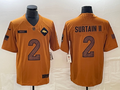 Men's Denver Broncos Patrick Surtain II #2 Brown 2023 Salute To Service Limited Jersey1