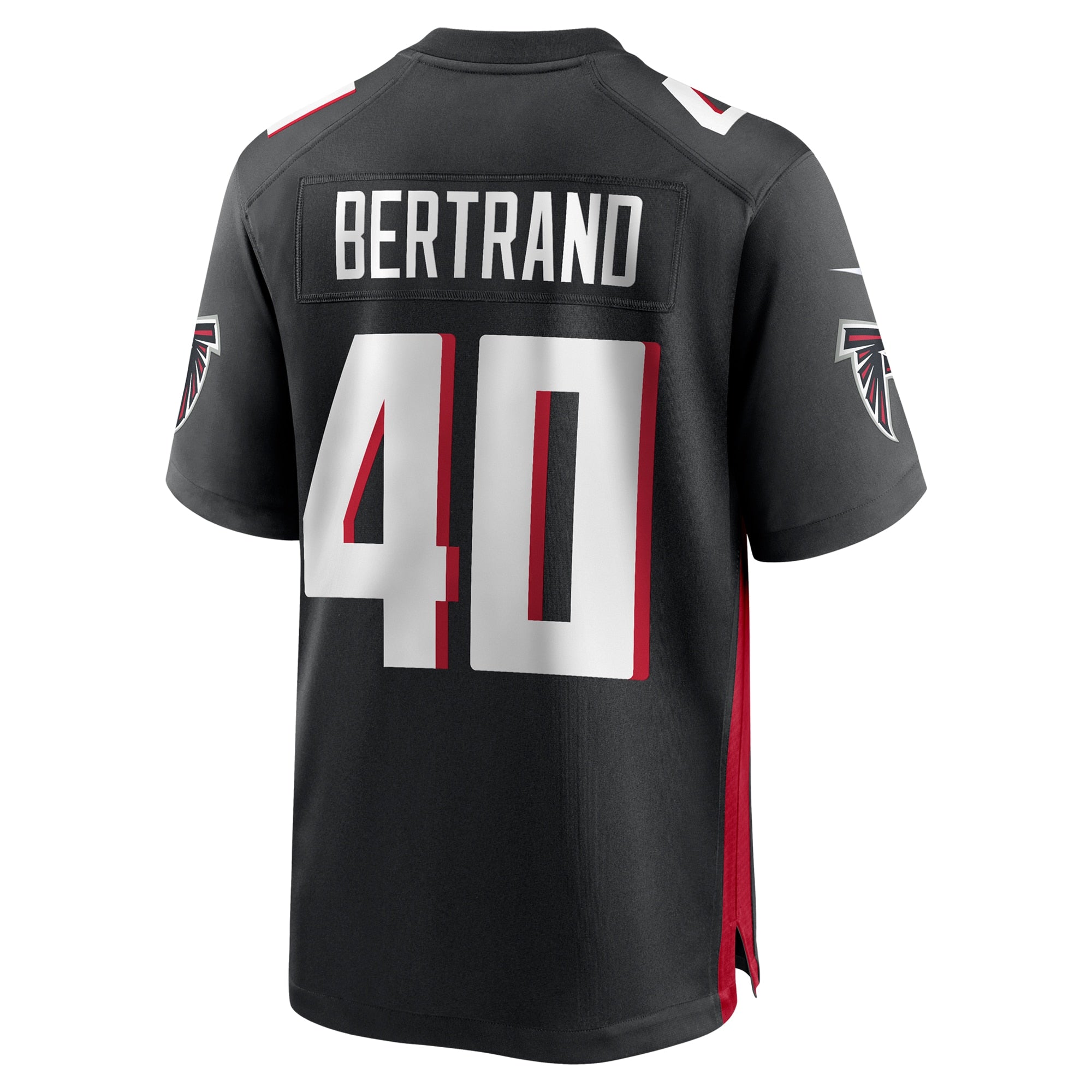 JD Bertrand Atlanta Falcons Nike Team Game Jersey -  Black