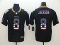 Men's Baltimore Ravens Lamar Jackson #8 Black Alternate Game Jersey1