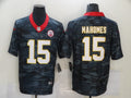 Men's Kansas City Chiefs Patrick Mahomes #15 Gray Camouflage Game Jersey1