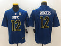 Men's Green Bay Packers Aaron Rodgers #12 Navy Game Jersey1