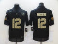 Men's Green Bay Packers Aaron Rodgers #12 Black Game Jersey1