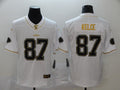 Men's Kansas City Chiefs Travis Kelce #87 White Player Game Jersey1