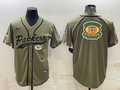 Men's Green Bay Packers Olive 2022 Salute To Service Limited Jersey1