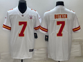 Men's Kansas City Chiefs Harrison Butker #7 White Game Jersey1