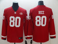Men's San Francisco 49ers Jerry Rice #80 Red Alternate Game Jersey1