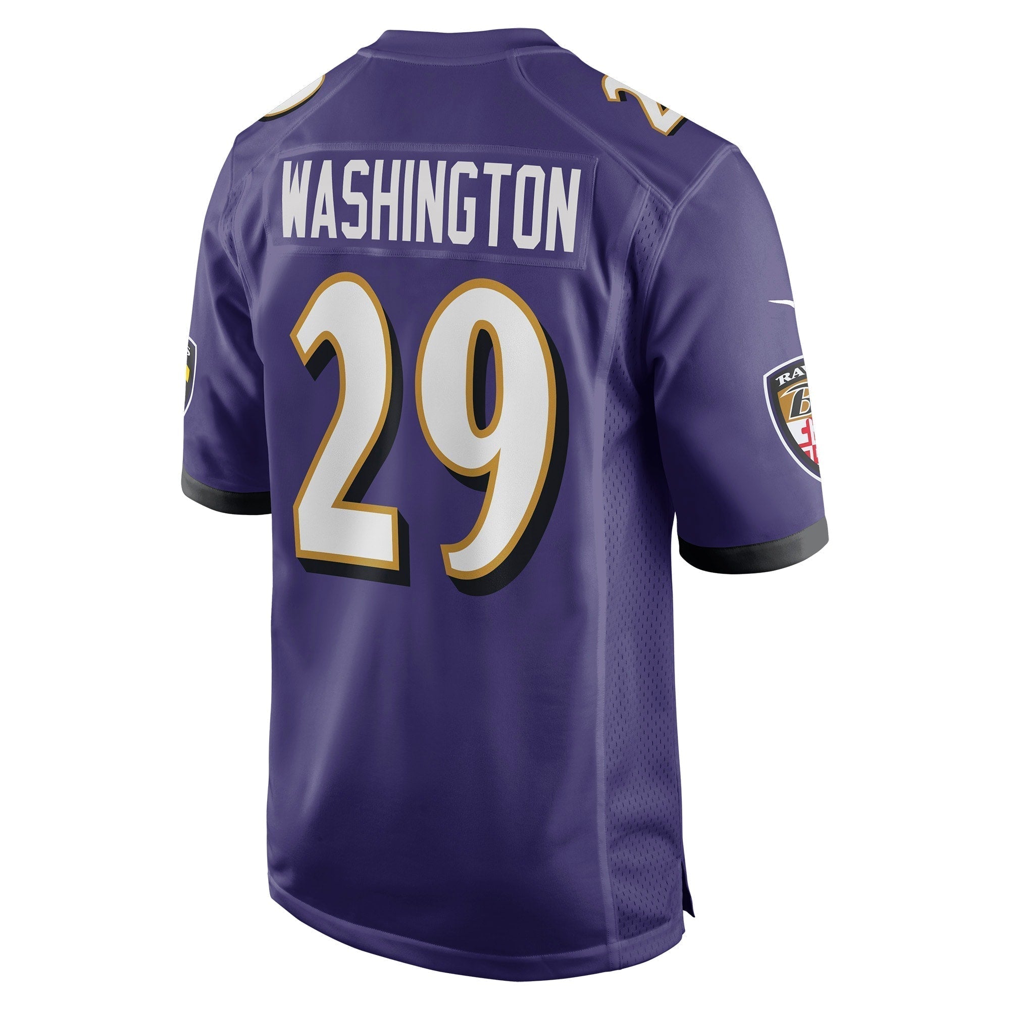 Ar'Darius Washington Baltimore Ravens Nike   Game Jersey - Purple