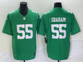 Men's Philadelphia Eagles Brandon Graham #55 Green Game Jersey1