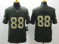 Men's Denver Broncos Demaryius Thomas #88 Army Green Game Jersey1