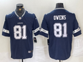 Men's Dallas Cowboys Terrell Owens #81 Navy Game Jersey1