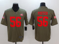 Men's San Francisco 49ers Ruben Foster #56 Brown Game Jersey1