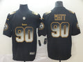 Men's Pittsburgh Steelers T.J. Watt Black Team Player Game Jersey1