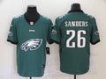 Men's Philadelphia Eagles Miles Sanders #26 Midnight Green Game Player Jersey1