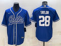 Men's Indianapolis Colts Jonathan Taylor #28 Royal Game Jersey1 Joint Edition