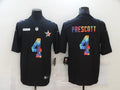 Men's Dallas Cowboys Dak Prescott #4 Black Game Jersey1