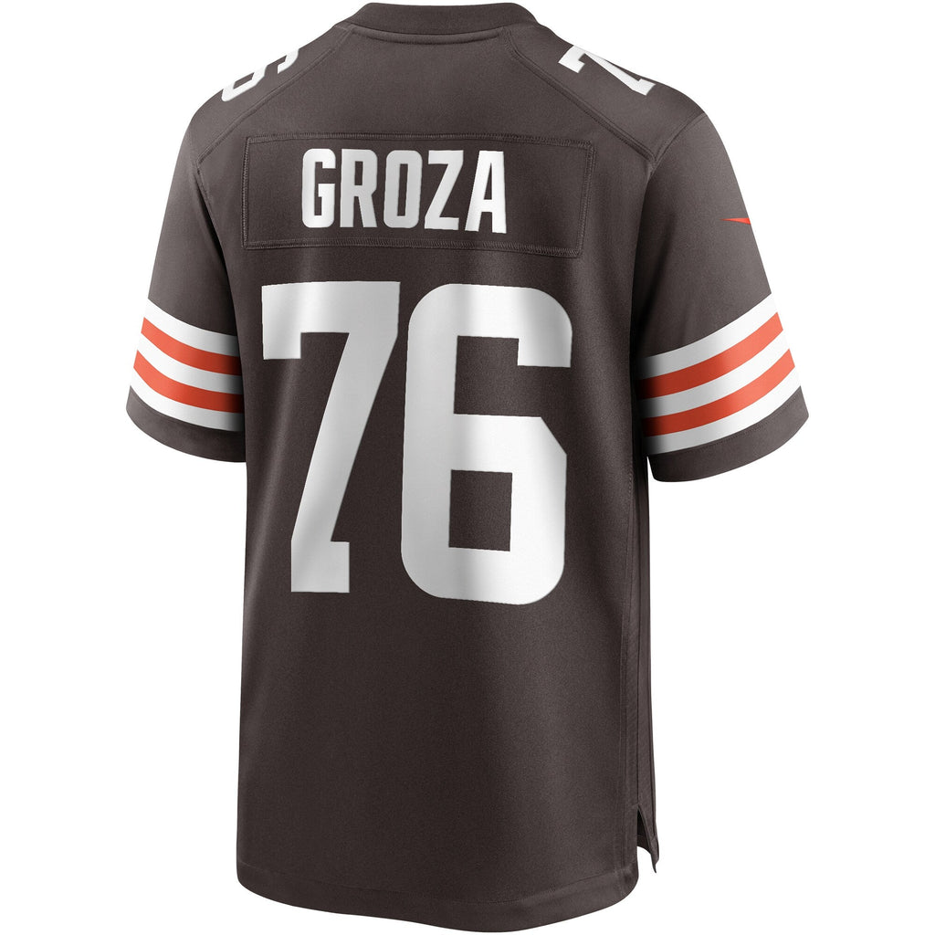 Lou Groza Cleveland Browns Nike Game Retired   Jersey - Brown