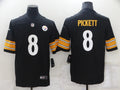 Men's Pittsburgh Steelers Kenny Pickett #8 Black Game Jersey1