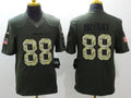 Men's Dallas Cowboys Dez Bryant #88 Army Green Game Jersey1