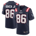 Lynn Bowden Jr. New England Patriots Nike Home Game   Jersey - Navy
