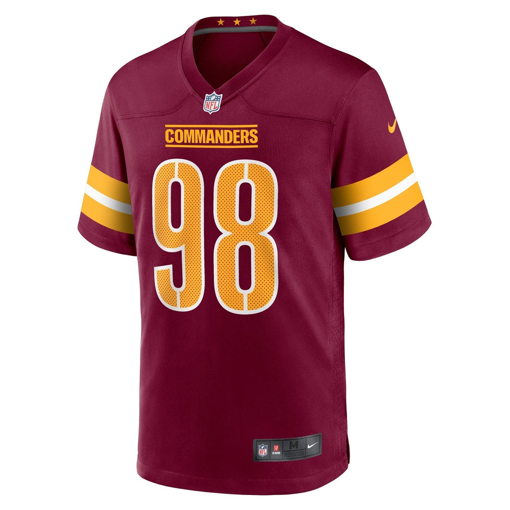 Phidarian Mathis Washington Commanders Nike   Game Jersey - Burgundy