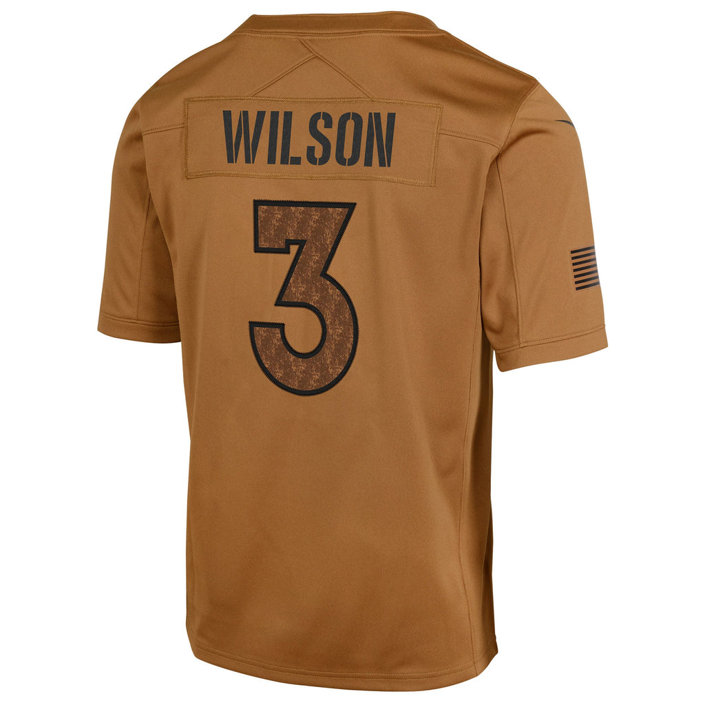 Russell Wilson Denver Broncos Nike Salute To Service Limited Jersey - Brown