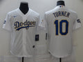 Men's Los Angeles Dodgers Justin Turner #10 White Stitched Jersey1