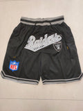 JUST DON Las Vegas Raiders Pocket Shorts