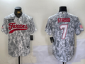 Men's Houston Texans C.J. Stroud #7 Arctic Camo 2024 Salute to Service Player Jersey1