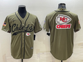 Men's Kansas City Chiefs Olive 2022 Salute To Service Limited Jersey1