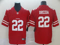Men's San Francisco 49ers Matt Breida #22 Red Game Jersey1